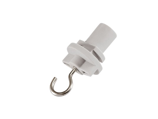 WHITE SUSPENSION-HOOK RAIL