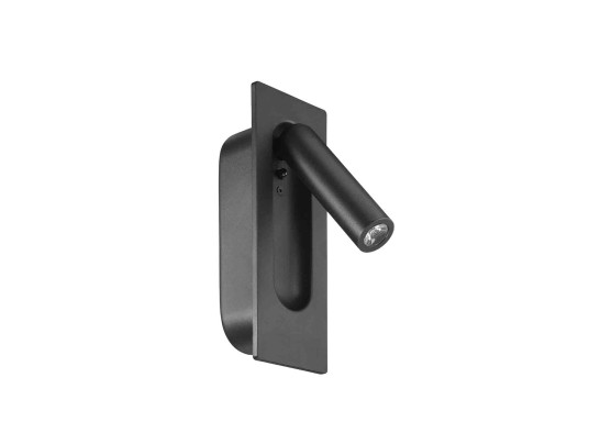 LISY-3W-3000K-230V-MATT BLACK