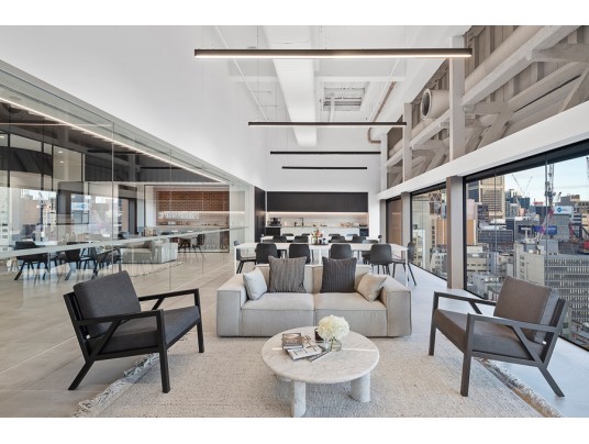 OFFICELINE 150-BLACK-45W-4000K-SUSPENDED-OPAL