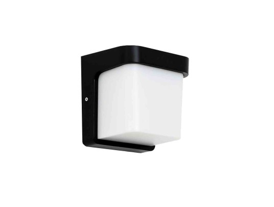 CUBE WALL LIGHT-E27-IP65-BLACK